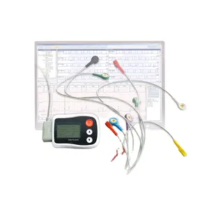 เครื่องบันทึก Holter 3/12 ช่อง ECG ดิจิตอล 24 ชั่วโมง