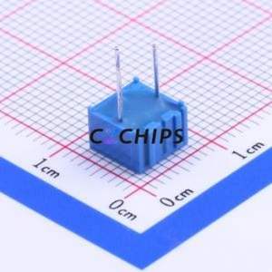Resistencia Ajustable/Potenciómetro 3362P-1-200LF, Componente de Orificio Pasante (THT)-3P, Resistencia de 7x6.6mm, 20 Ohmios, 10%, 500mW, 100ppm ℃ - Product Image 2