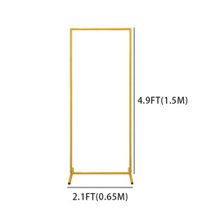 <span class=keywords><strong>Arche</strong></span> rectangulaire en <span class=keywords><strong>fer</strong></span> <span class=keywords><strong>forgé</strong></span> pour mariage, support de fond géométrique carré, idéal pour la décoration de scène (vente en gros) - Product Image 6