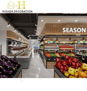 Kệ siêu thị thương mại sản xuất kệ trưng bày, Giá trưng bày trái cây và rau quả trưng bày cho các cửa hàng bán lẻ - Product Image 5