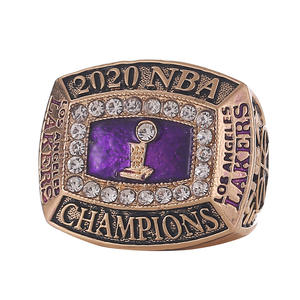 Anillo de Baloncesto de Aleación Personalizado de Alta Calidad con Pedrería, Anillo de Campeonato de la <span class=keywords><strong>NBA</strong></span> 2020 de los Lakers de Los Ángeles de <span class=keywords><strong>LeBron</strong></span> <span class=keywords><strong>James</strong></span> - Product Image 2