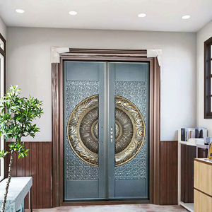 Puerta de Seguridad Doble de Acero TECHTOP Hecha a Medida - para Entrada de Viviendas de Lujo y Comercios - Cierre Multipunto y Duradera - Product Image 1