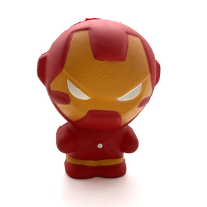 ของเล่นบีบคลายเครียดรูปฮีโร่หุ้มเกราะสีแดงแบบใหม่ ทำจากโฟม PU เด้งกลับเร็ว รับทำโลโก้ตามสั่ง สำหรับแจกเป็นของที่ระลึกในงานโฆษณา ของชำร่วยงานปาร์ตี้ ของขวัญสำหรับเด็ก - Product Image 2