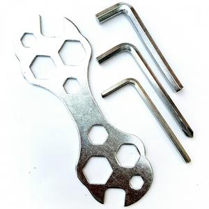 Juego de herramientas multifunción, llave hexagonal de metal, destornillador de cabeza plana para niños, kit de reparación de bicicletas y cochecitos - Product Image 4