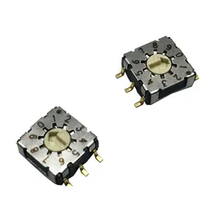 IP67 Rotary Dip Switch Sdcr-10s 10 Gear Circuit Breaker 7x7 Coding Switch For 3 Speed Rotary Fan Switch