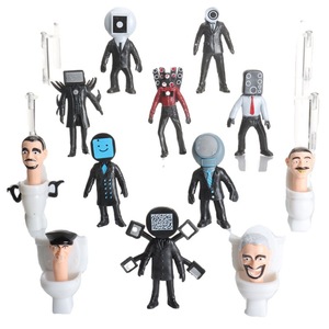 Titan TV Man Figurine Speaker Monitor Clock Vs Toilet Toy <b>Model</b> Action Figures 14 Years Up Unisex Static <b>Model</b> - Product Image 5