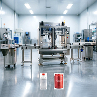 Machine de remplissage liquide intégrée avec pompe magnétique pour lait, eau minérale, boissons gazeuses, confiture, pâte de tomate