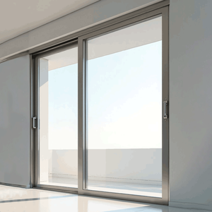 Ventana y Puerta Abatibles de Aluminio y Plástico con Doble Acristalamiento, Rotura de Puente Térmico, Marco Delgado, Insonorizadas, de Alta Seguridad para Villas - Product Image 2