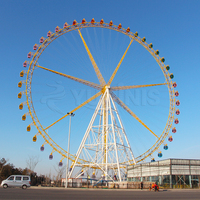 Grande Roue de Ferris Spectaculaire pour Parc d'Attractions, Grand Équipement Populaire et Romantique pour Ville, Grande Roue de Ferris Extérieure à Vendre