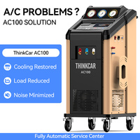 Machine de recharge de réfrigérant THINKCAR AC100 LITE robuste avec base de données intégrée pour l'entretien de carburants essence et diesel