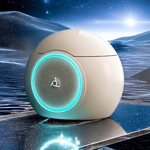WC intelligent Hotel Egg à cuvette allongée, à poser au sol, avec siège chauffant, télécommande, drainage en S, chasse d'eau électrique automatique et capteur - Product Image 2