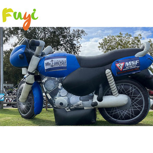Modello Gonfiabile Pubblicitario per Decorazioni Esterne a Forma di Moto, Personalizzabile in Dimensioni e Colori - Product Image 1