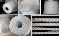 Haute résistance 3 brins Polyester polypropylène Nylon PP corde bateau épais cordes d'amarrage à vendre 20mm 16mm 18mm forte corde marine
