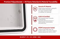 Boîte de jonction extérieure étanche en ABS et PC, série PCG, boîte de distribution d'alimentation, boîte de terminaison de contrôle, niveau de protection IP65