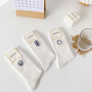 High Quality Casual Embroidery Custom Color Cotton Crew Socks with <b>Animal</b> <b>Pattern</b> Breathable & Custom Logo <b>for</b> Women - Product Image 2