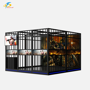 Jeux de tir en réalité virtuelle Simulateur de réalité virtuelle 4 joueurs Salle d'évasion en réalité virtuelle Construction en fibre de verre pour les parcs d'attractions intérieurs et extérieurs - Product Image 3