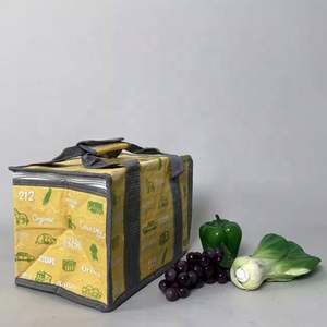 Polyester Fourre-Tout Non Tissé Plaine Sacs À Lunch Nouveau Épais Isolé Sac Thermique Alimentaire Réutilisable Non Tissé Glacière pour Canettes - Product Image 4