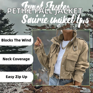 เสื้อแจ็คเก็ตสั้นผ้าควิลท์บางสำหรับผู้หญิงไซส์เล็ก สไตล์ตะวันตก คอสูง ติดกระดุมแถวเดียว ซิป แขนยาว สวมใส่สบาย - Product Image 2