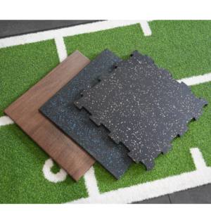Ensemble de revêtements de <span class=keywords><strong>sol</strong></span> de protection pour salle de sport, tapis d'exercice, dalles de caoutchouc emboîtables, protection de surface au <span class=keywords><strong>sol</strong></span>, tapis de caoutchouc pour entraînement - Product Image 1