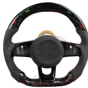 <span class=keywords><strong>Volant</strong></span> sport en cuir PU carbone Volkswagen GT1 MK7 compatible avec BMW X6 X5 X3 X4 Jetta Passat Golf R CC Série 3 5 - Product Image 1