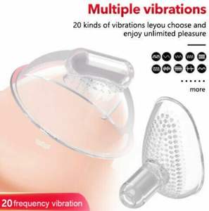 로즈 바이브레이터 유두 흡입기 클리토리스 페니스 흡입 장치 USB 충전식 10가지 진동 모드 100% 방수 여성 G-스팟 자극기 - Product Image 4