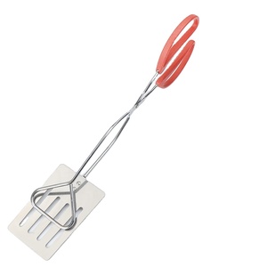 Pinces de cuisine en acier inoxydable-Pinces à steak robustes et résistantes à la chaleur avec <span class=keywords><strong>pince</strong></span> à aliments à long manche pour barbecue - Product Image 1