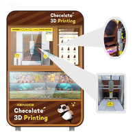 Distributeur automatique de chocolat numérique 3D de haute qualité, fonctionnement automatique 24h/24, paiement multiple, garantie de 12 mois pour
