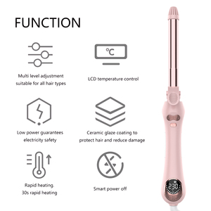 <span class=keywords><strong>2025</strong></span> <span class=keywords><strong>New</strong></span> Duy Nhất Thùng Hoặc 3 Trong 1 Hoán Đổi Cho Nhau Tự Động Tóc Curler Xách Tay Điện <span class=keywords><strong>Curling</strong></span> Sắt Xoay <span class=keywords><strong>Curling</strong></span> Sắt Cây Đũa Phép - Product Image 4