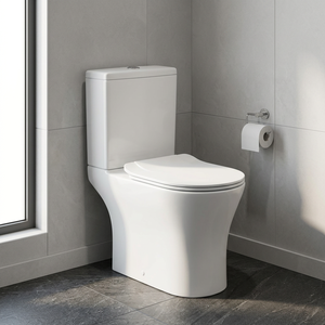 WC en céramique à poser au sol, deux pièces, à double chasse cyclonique, pour salle de bain, vente en gros à prix abordable - Product Image 3