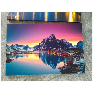 ศิลปะ B & C ศิลปะสมัยใหม่ติดผนังบ้านสำนักงานที่เป็นมิตรกับสิ่งแวดล้อมรูป<span class=keywords><strong>ภาพ</strong></span>ส่วนตัวผ้าใบหลายสีพิมพ์ลายต้นปาล์มทิวทัศน์ทั้งหมด - Product Image 3