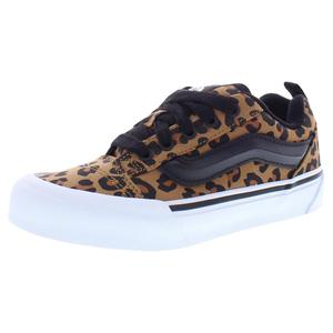 Zapatillas de Skate Knu Skool Ps Leopard Negras con Cordones para Niños, Talla 11 - Product Image 1
