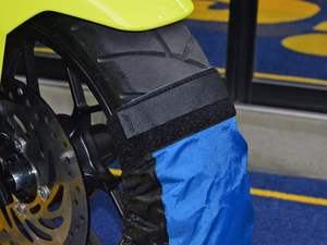 Fundas <span class=keywords><strong>para</strong></span> Neumáticos de Motocicleta Azules con Logotipo Personalizado, Regalos Promocionales <span class=keywords><strong>para</strong></span> Equipamiento de Motociclismo y Accesorios Deportivos - Product Image 4