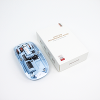 Ratón Inalámbrico Silencioso M233 2026, Carga Magnética Transparente, Estilo Gaming 3D, Universal para Escritorio y Portátil