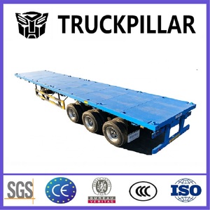 Semirremolque de Acero de 40 Pies y 3 Ejes con Plataforma Plana y Rampas Abatibles con Suspensión Neumática para Equipos de Minería - Product Image 3