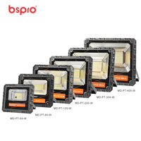 Projecteur solaire 80W à LED haute luminosité avec batterie au lithium fer phosphate 4Ah, étanche IP65, télécommande pour jardin et route