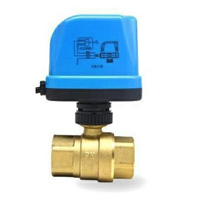 صمام كروي كهربائي 220 فولت من النحاس الأسود صمام أنثوي <span class=keywords><strong>2</strong></span> وسيلة 3 للتحكم الكهربائي صمام كروي نحاسي مع مشغل كهربائي - Product Image 2