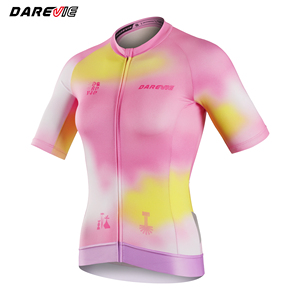 Darevie OEM nem nefes pembe kaktüs bisiklet <span class=keywords><strong>Jersey</strong></span> kadınlar <span class=keywords><strong>MTB</strong></span> özel dağ bisikleti <span class=keywords><strong>Jersey</strong></span> kadın Ropa De Ciclismo - Product Image 2