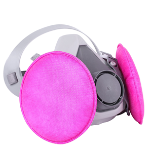 Máscara de media cara ligera y personalizada 6200 para minería y soldadura, respirador de silicona 7 en 1 para gases químicos - Product Image 3