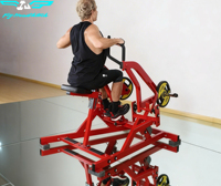 Machine de fitness commerciale robuste à mouvement indépendant, à charge libre, en acier, type séparé, pour exercices de dos et de remorquage assis, direct usine
