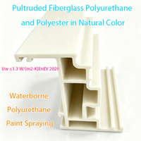 Fenêtre coulissante en polyuréthane (PU) pour villa résidentielle, en fibre de verre, avec fonction de rupture de pont thermique, fabriquée en usine