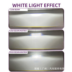 Phare antibrouillard Fankai 45W à LED Tri-Matrix à double faisceau, lentille haute puissance en alliage d'aluminium, montage universel pour modification automobile, lampe couleur 6500K - Product Image 3