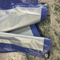 Bâche PE bleu foncé avec intérieur argenté, imperméable, anti-UV, anti-poussière, pour camion, entrepôt, ferme, couverture de stockage