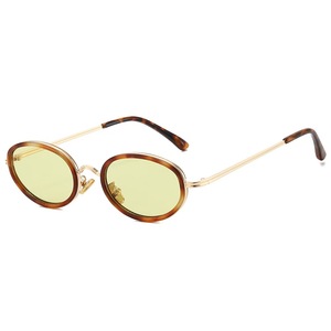 Gafas de Sol de Moda para Mujer, Diseño Ovalado <span class=keywords><strong>Mini</strong></span>, Marco Metálico, Protección UV400, para Primavera/Verano 2026, Ideales para Uso Diario, Conducir y Viajar - Product Image 3
