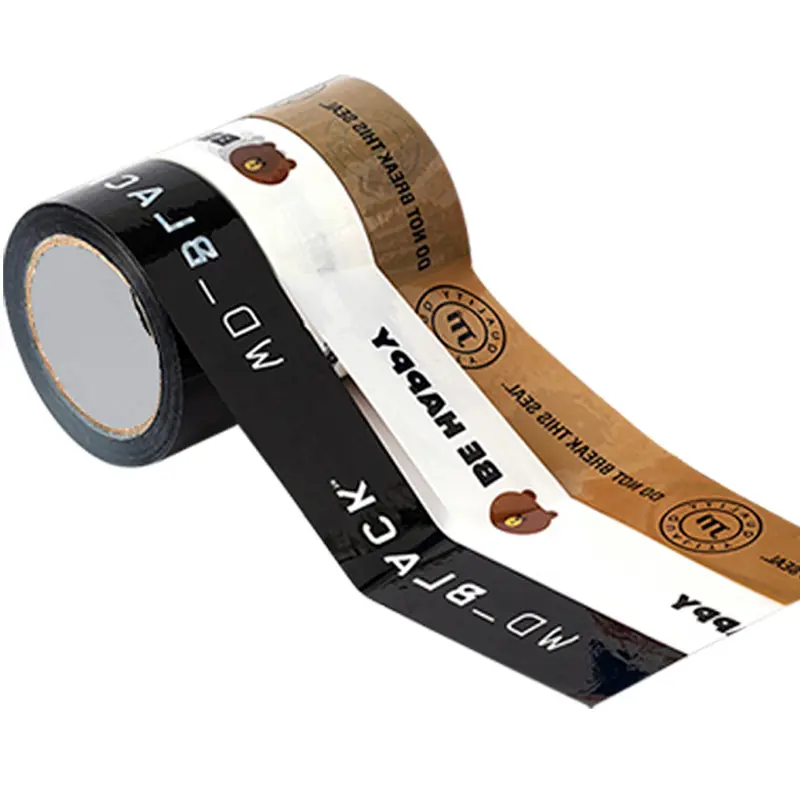 ロゴパッケージテープ付きブランドの強力な靭性自己粘着テープカスタムロゴ印刷パッキングテープ