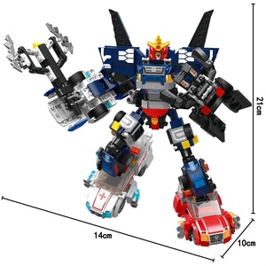 Zhegao kb2003 Đồ chơi khối xây dựng juguetes trẻ em bão tải lại khổng lồ 5 trong 1 mô hình khối xây dựng gạch - Product Image 1