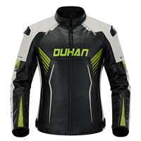 Veste de moto en cuir respirante pour homme Duhan Repsol, coupe-vent, pour la course moto, le motocross et la course automobile F1