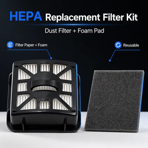 Nouveau filtre à charbon actif Hepa pour aspirateur <span class=keywords><strong>robot</strong></span> <span class=keywords><strong>Shark</strong></span> <span class=keywords><strong>Iq</strong></span> R101AE RV1000S UR1000SR UR1005AE AV911S, filtre anti-poussière pour poils d'animaux - Product Image 4