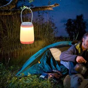 Banque rose avec veilleuse LED super lumineuse 3 modes d'éclairage pour aventures en plein air hôtel utilisation d'urgence lumière de camping blanche - Product Image 6