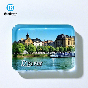 Adesivi magnetici in vetro trasparente con città del Regno Unito <span class=keywords><strong>e</strong></span> punti di riferimento souvenir di viaggio all'ingrosso magneti da frigo in vetro personalizzati - Product Image 2