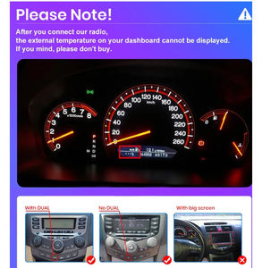10 pouces Android autoradio multimédia lecteur vidéo écran tactile stéréo Carplay auto GPS audio pas de dvd pour Honda Accord 7 2003-2008 - Product Image 2